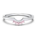U-Shaped Stackable Ring with Accents