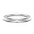 Bezel Set Stackable Ring with Tapered Band