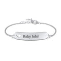 Engravable Baby Bracelet with Heart