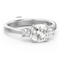 3 Stone Cushion Cut Duchess Ring with Side Stones - Customer's Product with price 144.00 ID PGlLf0PRCJft_s4yQKSa2gTD