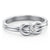 Birthstone Love Knot Ring