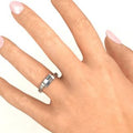 Double Baguette Bypass Ring