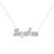 A 925 silver name necklace